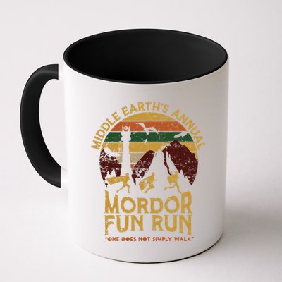 One Does Not Simply Walk Vintage Middle EarthS Annual Mordor Fun Run Mug