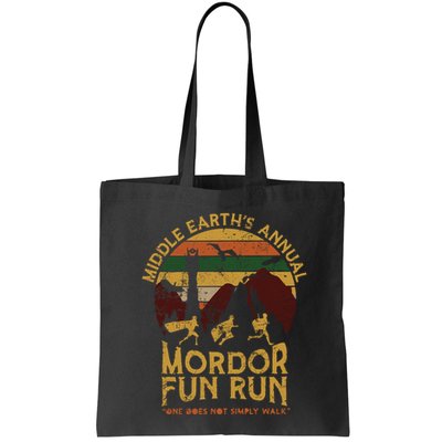 One Does Not Simply Walk Vintage Middle EarthS Annual Mordor Fun Run Bag