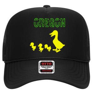 Oregon Duck High Crown Mesh Back Trucker Hat