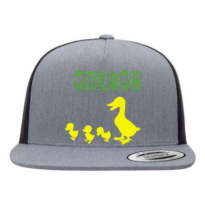 Oregon Duck Flat Bill Trucker Hat