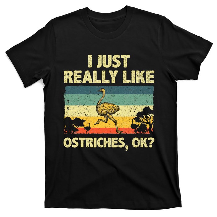 Ostrich Design Ostrich Animal Lover T-Shirt