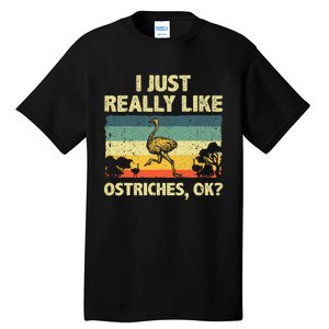 Ostrich Design Ostrich Animal Lover Tall T-Shirt