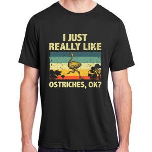 Ostrich Design Ostrich Animal Lover Adult ChromaSoft Performance T-Shirt