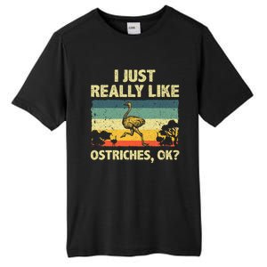 Ostrich Design Ostrich Animal Lover Tall Fusion ChromaSoft Performance T-Shirt