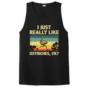 Ostrich Design Ostrich Animal Lover PosiCharge Competitor Tank