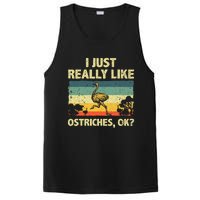 Ostrich Design Ostrich Animal Lover PosiCharge Competitor Tank