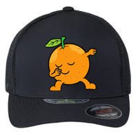 Orange Dabbing Orange Fruit Love Oranges Flexfit Unipanel Trucker Cap