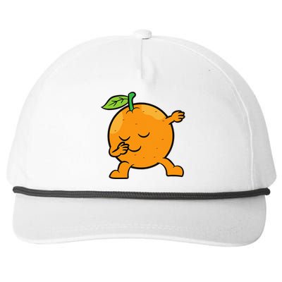 Orange Dabbing Orange Fruit Love Oranges Snapback Five-Panel Rope Hat