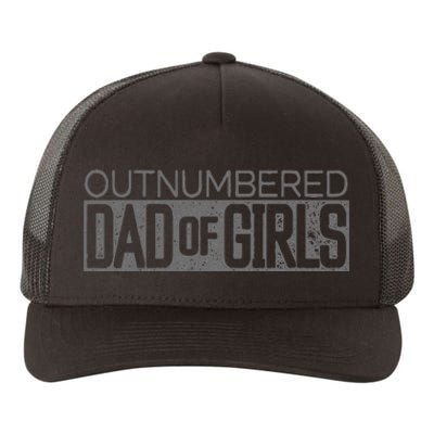 Outnumbered Dad Of Girl For Dads With Girl Yupoong Adult 5-Panel Trucker Hat