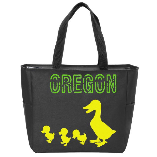 Oregon Duck Zip Tote Bag