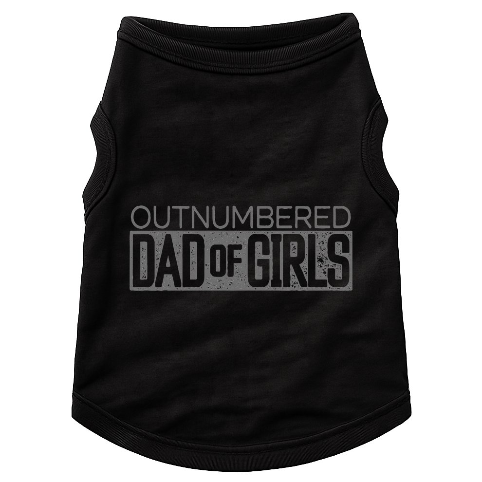 Outnumbered Dad Doggie Tank