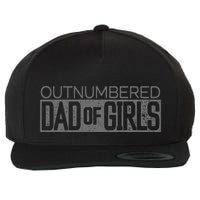 Outnumbered Dad Wool Snapback Cap