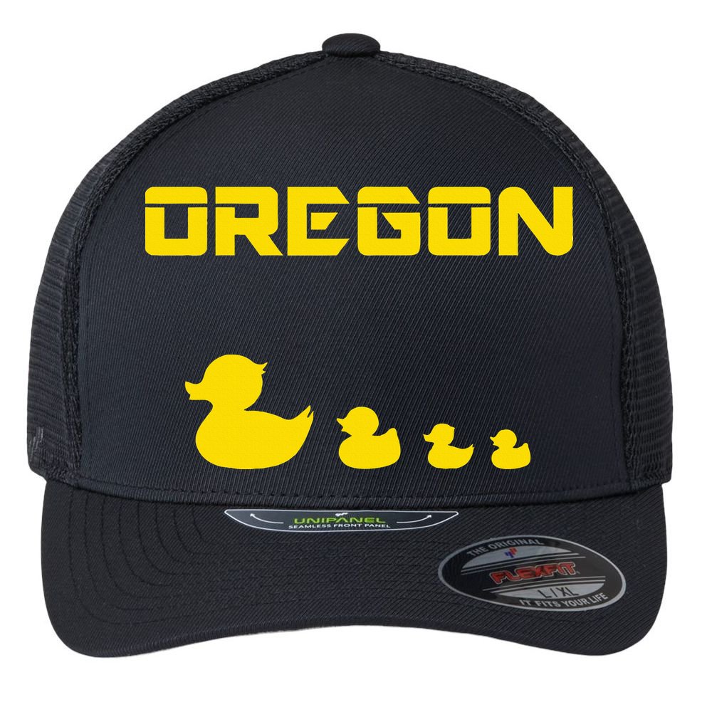 Oregon Duck Flexfit Unipanel Trucker Cap
