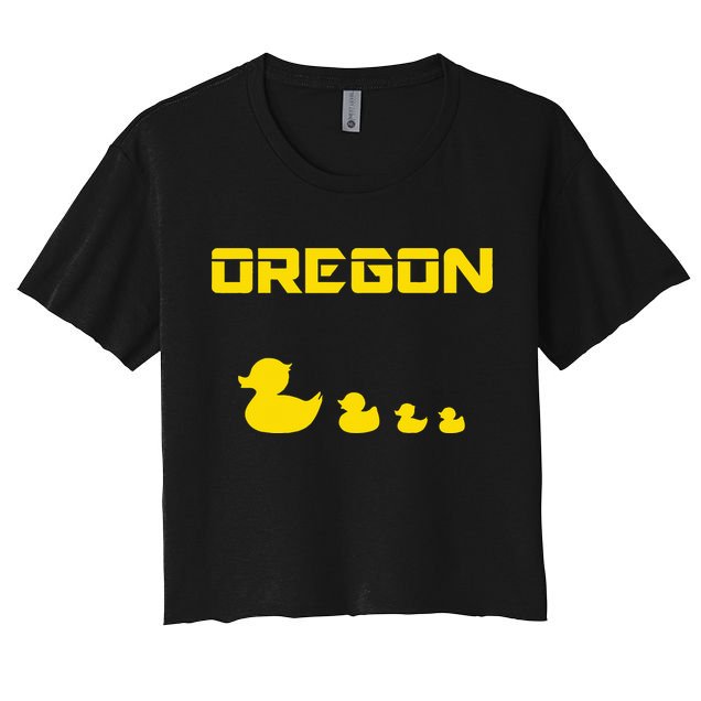 Oregon Duck Women's Crop Top Tee