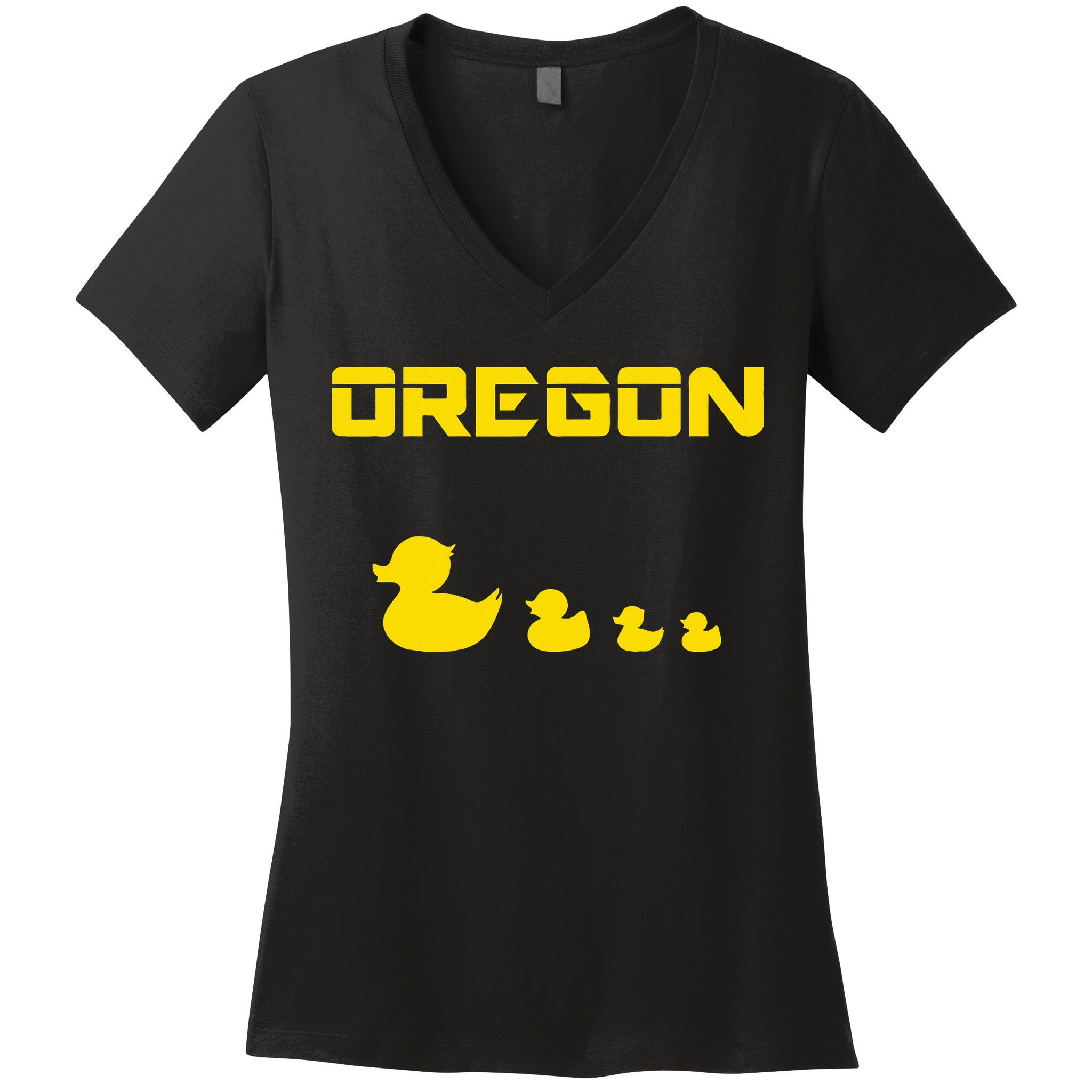 Oregon Duck Women's V-Neck T-Shirt