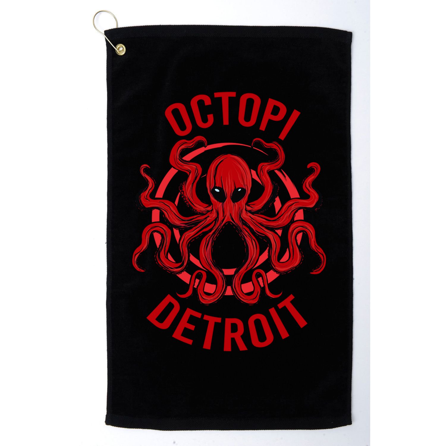 Octopi Detroit Octopus Kraken Tentacles Michigan Souvenir Great Gift Golf Towel