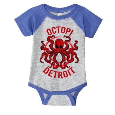 Octopi Detroit Octopus Kraken Tentacles Michigan Souvenir Great Gift Infant Baby Jersey Bodysuit