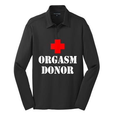 Orgasm Donor Silk Touch Performance Long Sleeve Polo