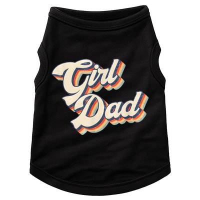 Outnumbered Dad Of Girl Men Fathers Day For Girl Dad Doggie Tank
