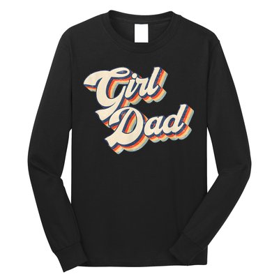 Outnumbered Dad Of Girl Men Fathers Day For Girl Dad Long Sleeve Shirt