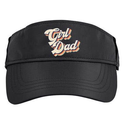 Outnumbered Dad Of Girl Men Fathers Day For Girl Dad Adult Drive Performance Visor