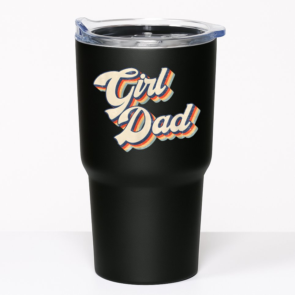 Outnumbered Dad Of Girl Men Fathers Day For Girl Dad Tumbler
