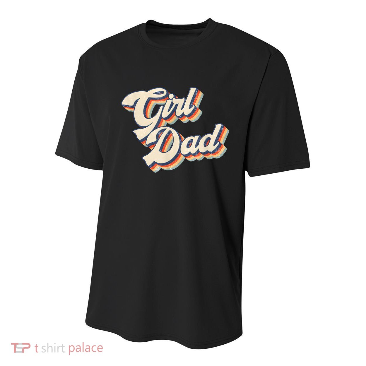Outnumbered Dad Of Girl Men Fathers Day For Girl Dad Youth Performance Sprint T-Shirt