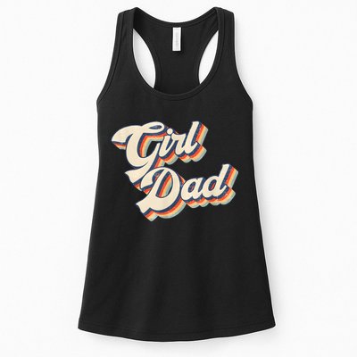 Outnumbered Dad Of Girl Men Fathers Day For Girl Dad Womens Tank Top