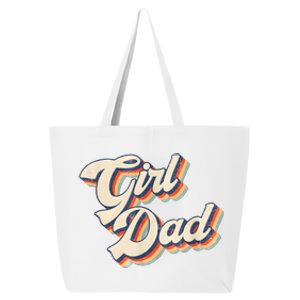 Outnumbered Dad Of Girl Men Fathers Day For Girl Dad 25L Jumbo Tote