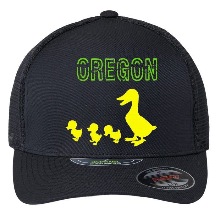 Oregon Duck Flexfit Unipanel Trucker Cap