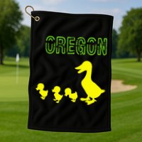 Oregon Duck Golf Towel