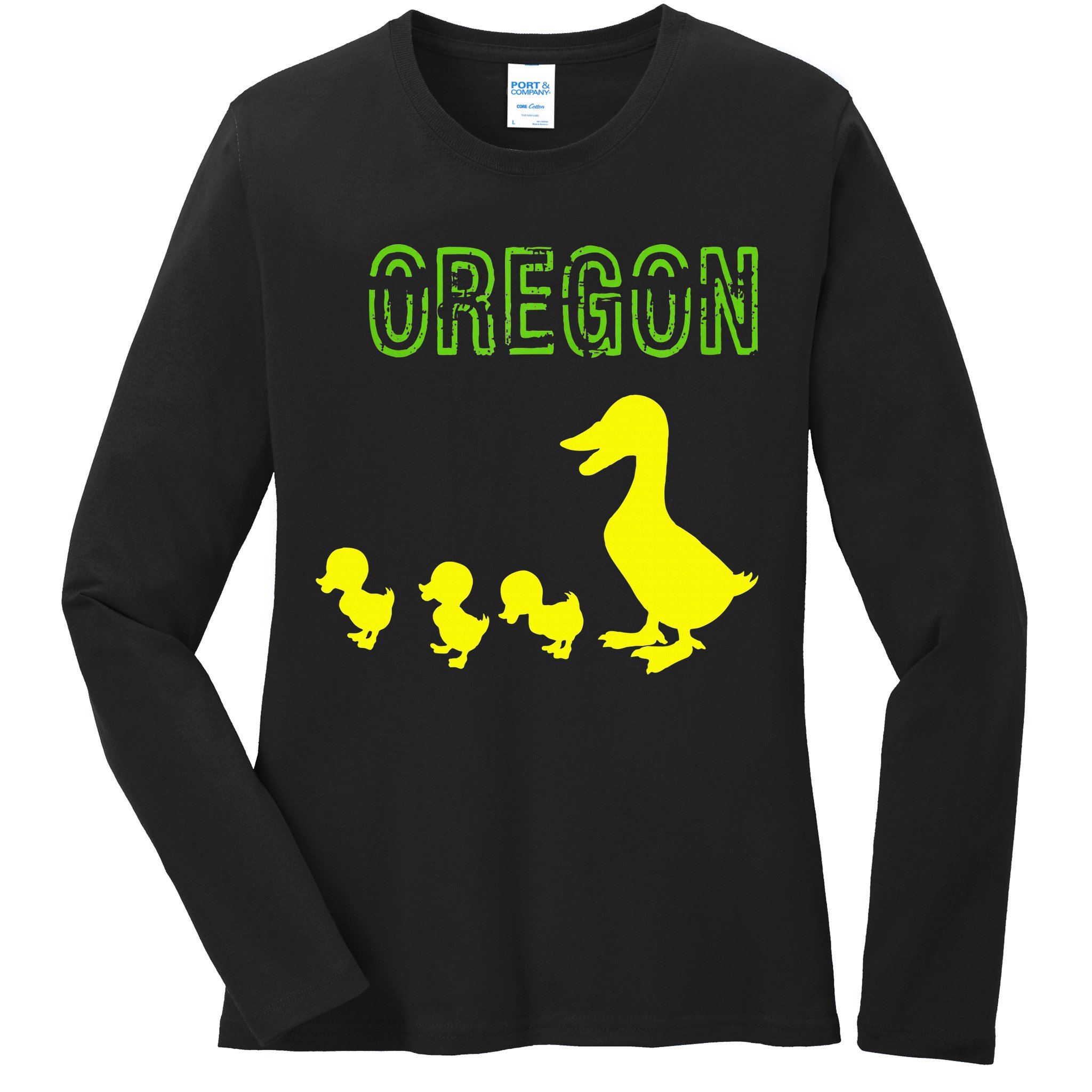 Oregon Duck Ladies Long Sleeve Shirt