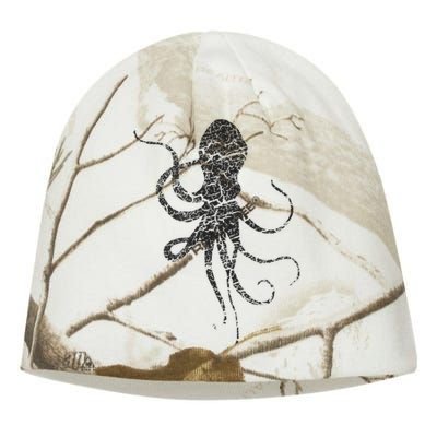 Octopus Distressed Print Vintage Octopus Kati - Camo Knit Beanie