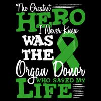 Organ Donor Quote Graphic Kidney Transplant And Heart Donor Impact Tech Backpack