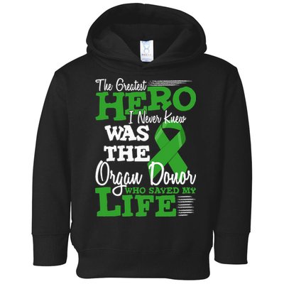 Organ Donor Quote Graphic Kidney Transplant And Heart Donor Toddler Hoodie