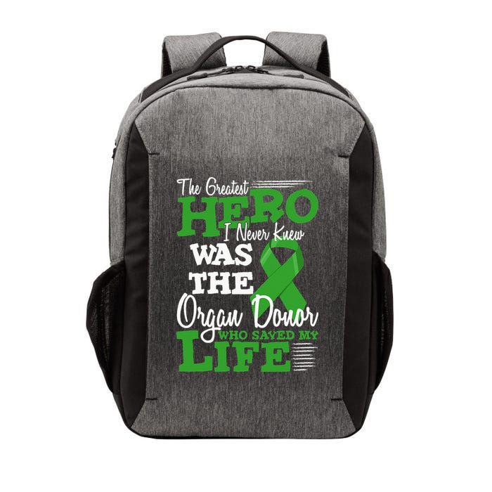 Organ Donor Quote Graphic Kidney Transplant And Heart Donor Vector Backpack