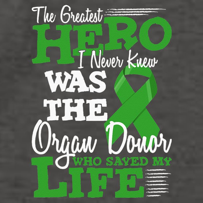 Organ Donor Quote Graphic Kidney Transplant And Heart Donor Vector Backpack