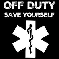 Off Duty Save Yourself Funny Nurse Nurses Day Doggie Tank