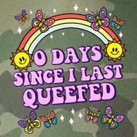 O Days Since Last Queefed Legacy Tie Dye Trucker Hat