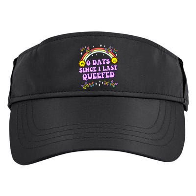 O Days Since Last Queefed Adult Drive Performance Visor