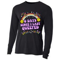 O Days Since Last Queefed Cooling Performance Long Sleeve Crew