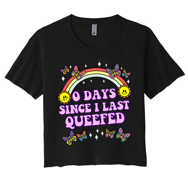 O Days Since Last Queefed Crop Top