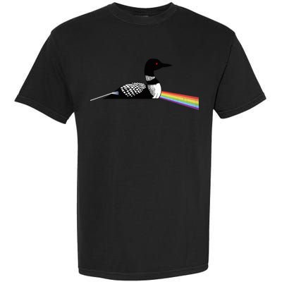 Original Dark Side Of The Loon Bird Watching Classic Rock Gift Garment-Dyed Heavyweight T-Shirt