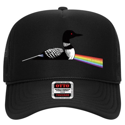 Original Dark Side Of The Loon Bird Watching Classic Rock Gift Trucker Hat