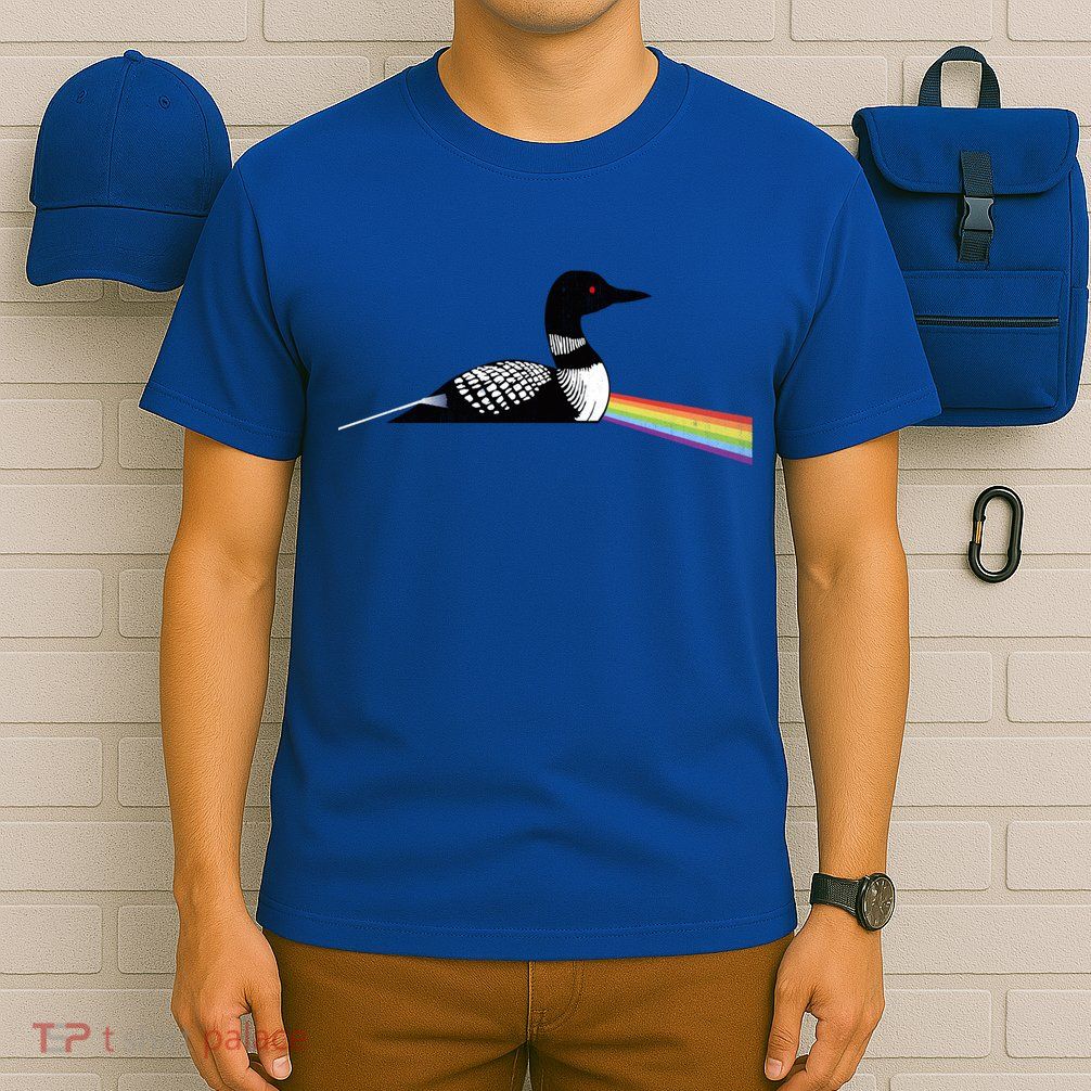 Original Dark Side Of The Loon Bird Watching Classic Rock Gift T-Shirt