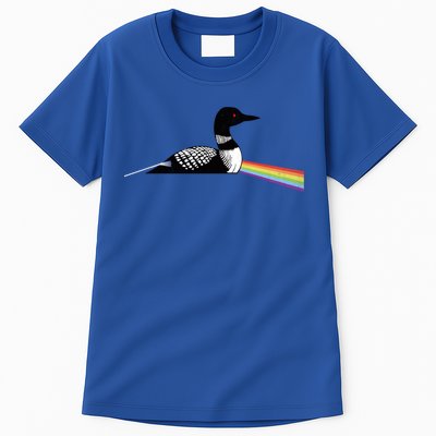 Original Dark Side Of The Loon Bird Watching Classic Rock Gift Tall T-Shirt