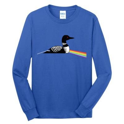 Original Dark Side Of The Loon Bird Watching Classic Rock Gift Tall Long Sleeve T-Shirt