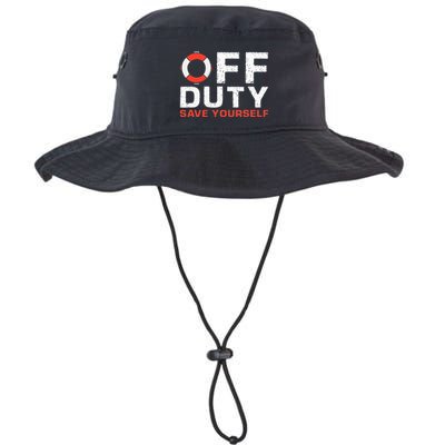 Off Duty Save Yourself Lifeguard Bucket Hat