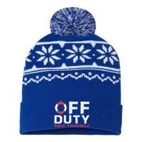 Off Duty Save Yourself Lifeguard USA-Made Snowflake Beanie