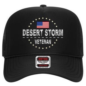 Operation Desert Storm Veteran High Crown Mesh Back Trucker Hat